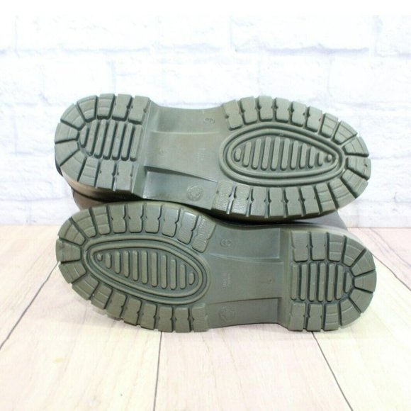 LL Bean Black Rubber Mid Calf Waterproof Insulated Winter Boots Size 6 - Picture 11 of 11